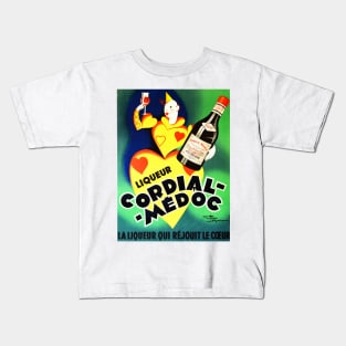 CORDIAL MEDOC LIQUEUR Aperitif Alcoholic Beverage Advertisement Vintage French Kids T-Shirt